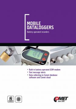 CATALOG - GSM loggers