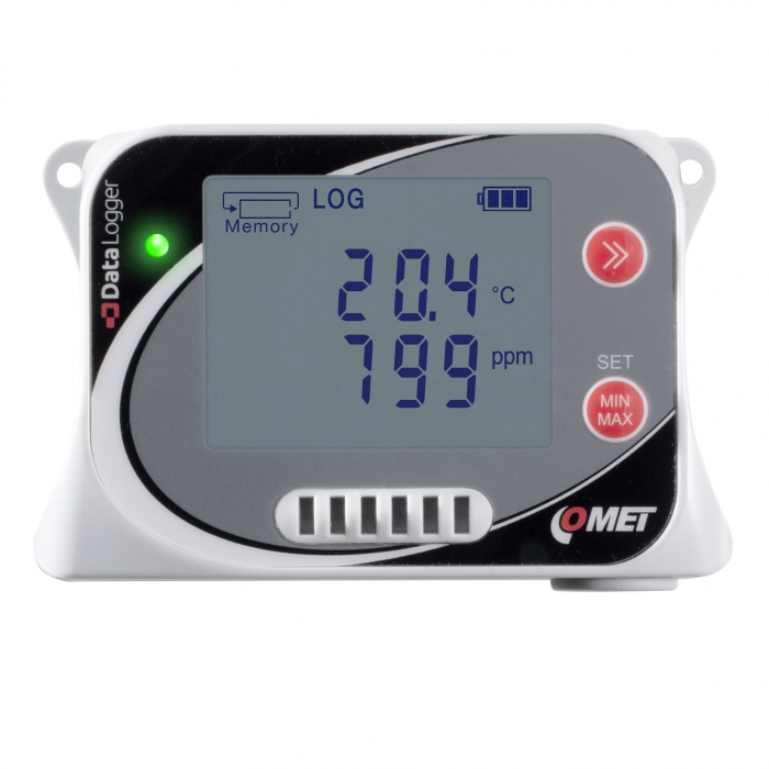 CO2390, medidor de calidad del aire interior USB CO2 dióxido de carbono  temperatura del aire humedad DataLogger/termoemter/higrómetro con tarjeta SD
