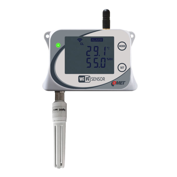 Sensor WiFi de temperatura y humedad relativa con sonda integrada